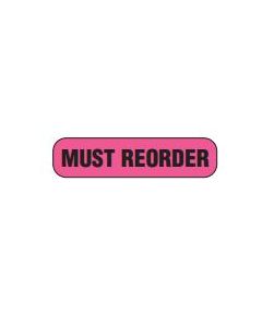 WARNING LABEL - 1-9/16 X 3/8 - MUST REORDER - P-MUSTREORDER