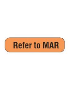 WARNING LABEL - 1-9/16” X 3/8” - REFER TO MAR - PM1REFERTOMAR