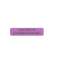 WARNING LABEL - 1-9/16” X 3/8” - VANCOMYCIN