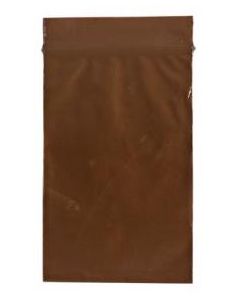 Q203 AMBER RECLOSABLE ZIP BAGS 6" X 8" - Q203