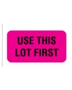 LABEL USE THIS LOT FIRST - QC110