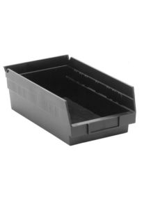 ECONOMY SHELF BIN - BLACK