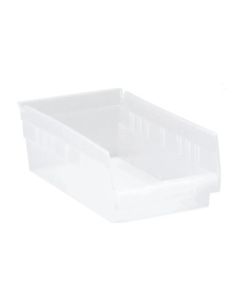 ECONOMY SHELF BIN - CLEAR