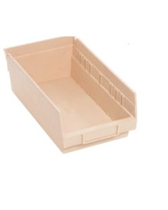 ECONOMY SHELF BIN - IVORY