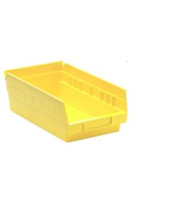 ECONOMY SHELF BIN - YELLOW
