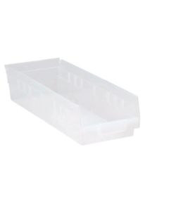 ECONOMY SHELF BIN - CLEAR