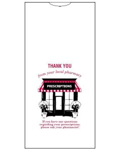 STOCK - THANK YOU - 5-3/4 X 3-3/4 X 10-5/8 - 6LB - RX BAG - 25 - RXBAG6LB