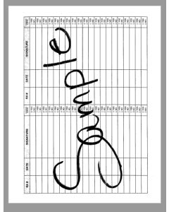 THIRD PARTY SIGNATURE LOG - RXREGT