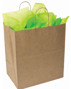 NATURAL KRAFT BAGS - 10 X 7 X 12 - CAFE - 250/CASE - SH-CANK