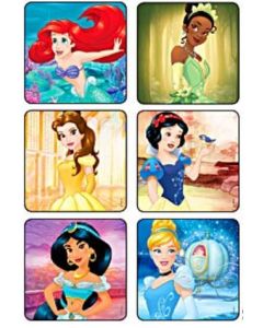 STICKERS - DISNEY PRINCESS - 2-1/2 - 75/PACK - STM1410