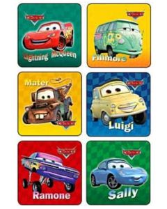 STICKERS - DISNEY CARS - 2-1/2 - 75/PACK - STM2547
