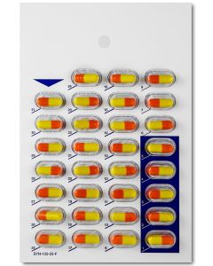 CARD AND BLISTER - 31 DAY SINGLE DOSE - COUNTDOWN - SYNMED-FRONT - XXL- 500/CASE - SYN130-25-31XXL-J