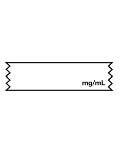 ANESTHESIA TAPE - 1 X 1/2 - BLANK - MG/ML