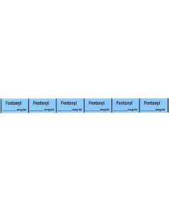 ANESTHESIA TAPE - 1/2 X 500 - FENTANYL____ MCG/ML - TA2413-J
