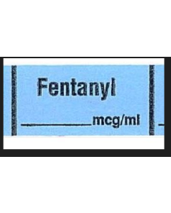 ANESTHESIA TAPE - FENTANYL____ MCG/ML - 1/2 X 500 - TA2413