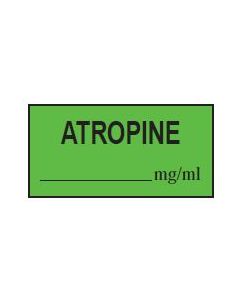 ANESTHESIA TAPE: ATROPINE 1/2" X 500" - TA310