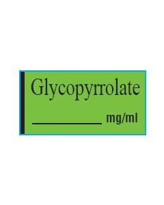 ANESTHESIA TAPE - GLYCOPYRROLATE 1/2 X 500