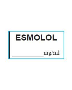 ANESTHESIA TAPE: ESMOLOL MG/ML 1/2 X 500 - TA3230