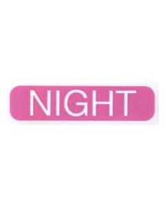LABEL - 1-9/16 X 3/8 - TIME OF DAY - NIGHT - TIME-NIGHT