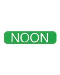 LABEL - 1-9/16 X 3/8 - TIME OF DAY - NOON - TIME-NOON
