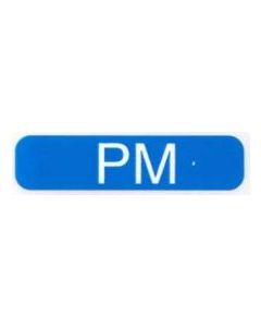 LABEL - 1-9/16 X 3/8 - TIME OF DAY - PM - TIME-PM