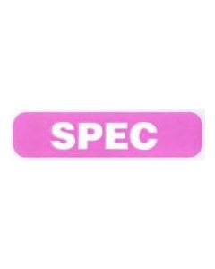 LABEL - 1-9/16 X 3/8 - TIME OF DAY - SPEC - TIME-SPEC