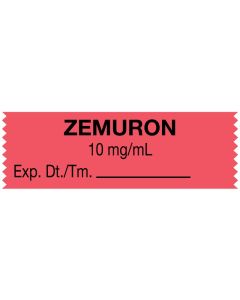 ZEMURON 10 MG/ML ANESTHESIA TAPE - TJ11010-DS