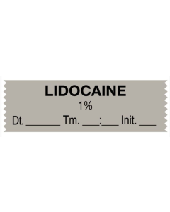 ANESTHESIA TAPE - 1-1/2 X 1/2 - LIDOCAINE - 1%