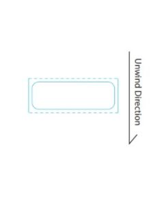 BLANK - THERMAL TRANSFER LABEL - 15 X 5 - 5000 LABELS/ROLL