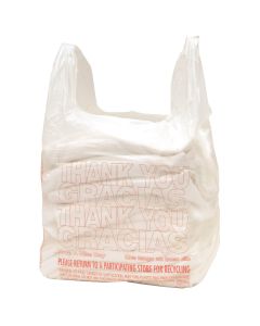 T-SHIRT BAG - PLASTIC - 115 X 65 X 22 - THANK YOU - TYJB