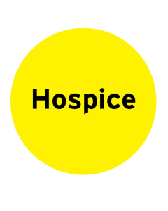 LABEL - 1 DIA CIRCLE - HOSPICE