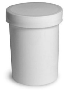 BERRY OINTMENT JAR WITH CAP - 8 OZ - V5908