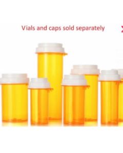 SECURE SELECTAB VIAL - WITHOUT CAP - AMBER - 16 DRAM - V8116