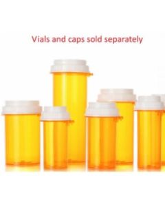 SECURE SELECTAB VIAL - WITHOUT CAP - AMBER - 20 DRAM - V8120