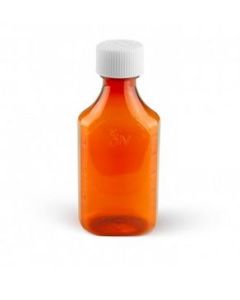 SECURE LIQUID OVALS - WITH CHILD RESISTANT CAP - 4 OZ - V8204