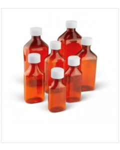 SECURE LIQUID OVALS - WITH CHILD RESISTANT CAP - 8 OZ - V8208