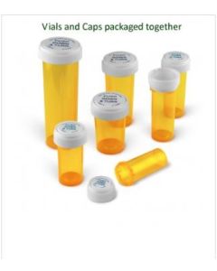 SECURE REVERSIBLE VIAL - WITH CAP - SAVER SETS - 60 DRAM - V8860