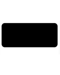 VC208 RECTANGLE BLACK VINYL