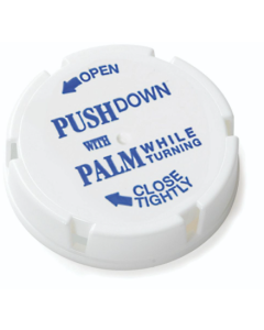 BERRY FRIENDLY & SAFE CHILD-RESISTANT CAP - WHITE - 20 DRAM