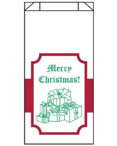MERRY CHRISTMAS WITH GIFTS - 5 X 2 X 10 - RX BAG - 23 - XMASGIFT5210