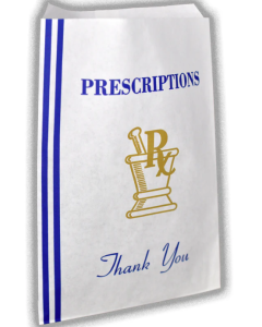 STOCK - THANK YOU - 7 X 10 - RX BAG 12