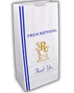 STOCK - THANK YOU – 6-1/2 X 4 X 13-1/2” - 12 LB - RX BAG 26