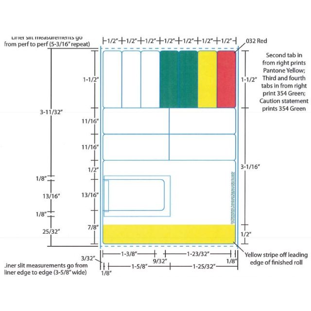 BLANK STYLE Z LTC DIRECT THERMAL LABEL - 350 LABELS/ROLL, 10 ROLLS/CASE