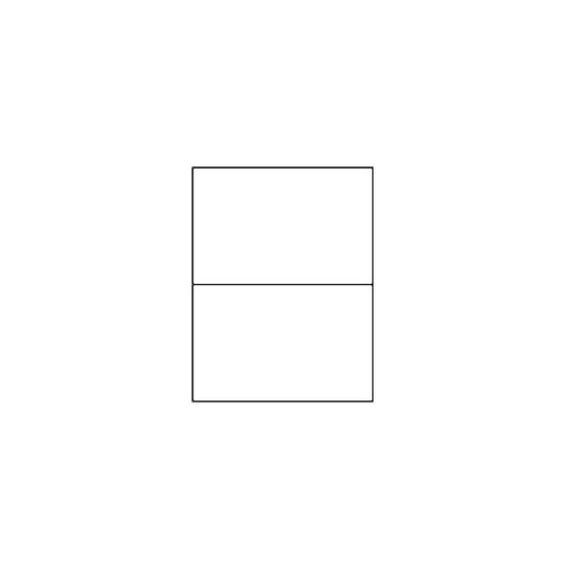 2-UP SHIPPING LABEL - LAS8511-2 - 2UP-SHIPPING