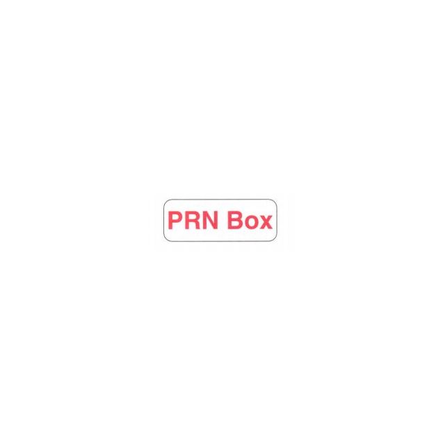 AUXILIARY LABEL - 1-11/16 X 5/8 - PRN Box