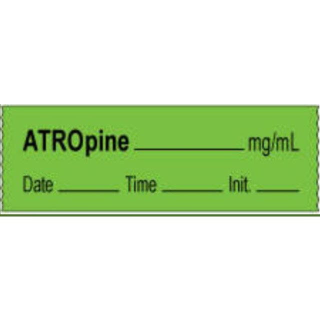 ANESTHESIA TAPE - 1/2 X 500 - ATROPINE___mg/mL