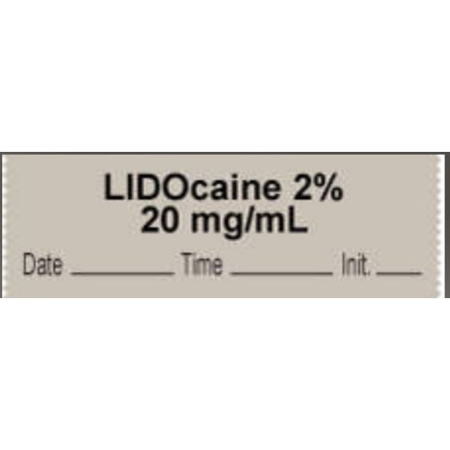 ANESTHESIA TAPE - 1/2 X 500 - LIDOCAINE 2%  20 mg/mL