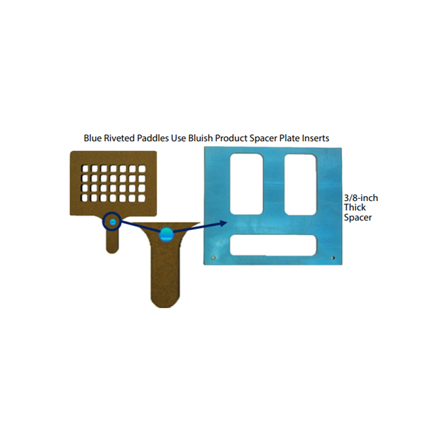 BLUE THIN SPACER PLATE