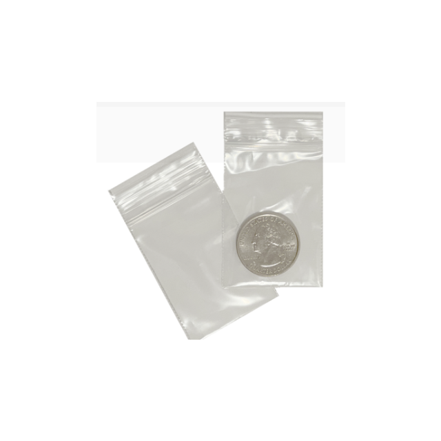 RECLOSABLE ZIP BAG - 15 X 2, 2 MIL - 1000/CASE