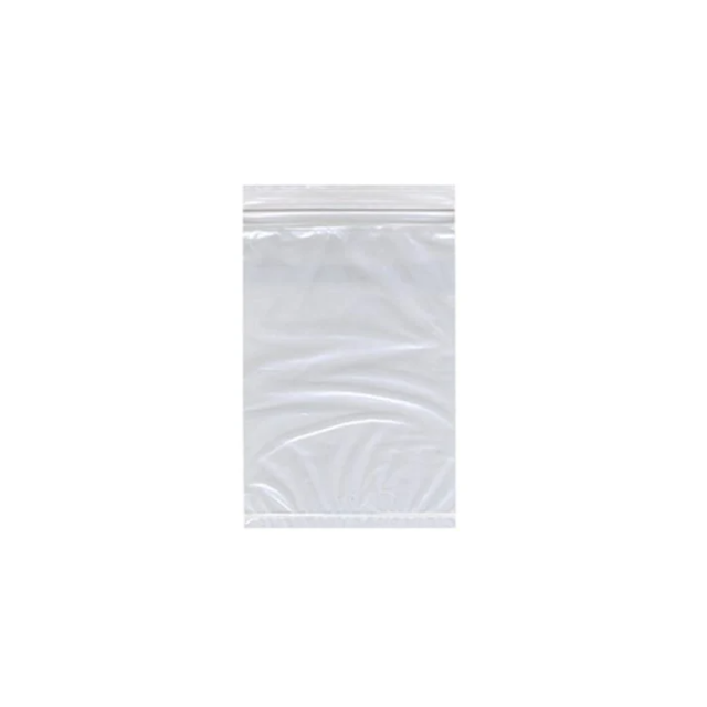 RECLOSABLE ZIP BAG - 4 X 8, 2 MIL - 1000/CASE - A20